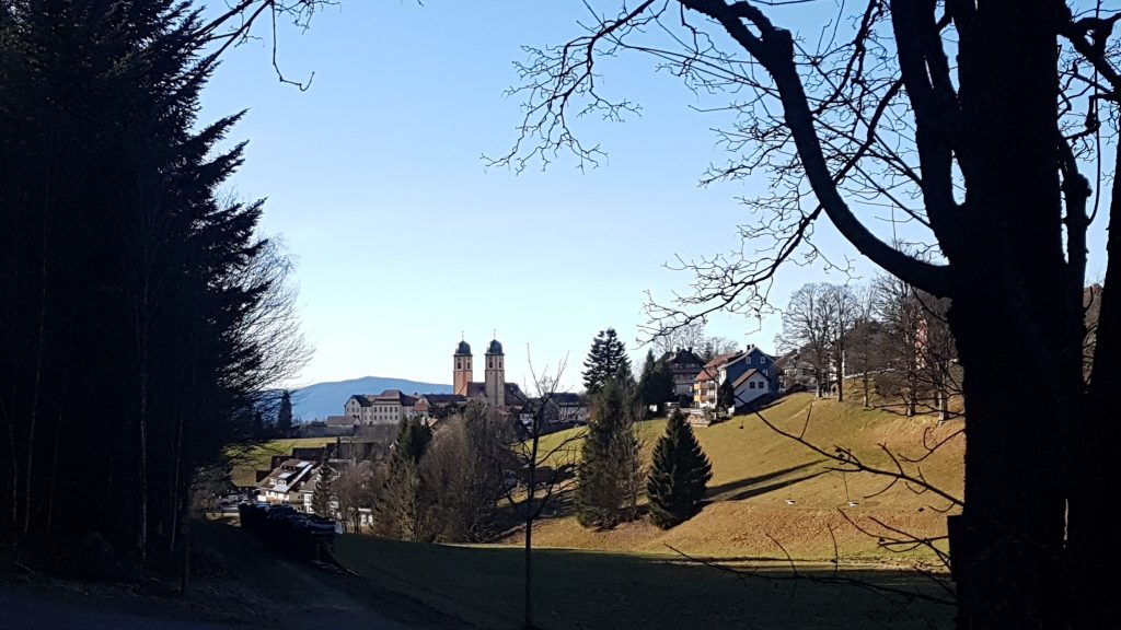 St. Märgen vom Kinderspielplatz / view from children's playground